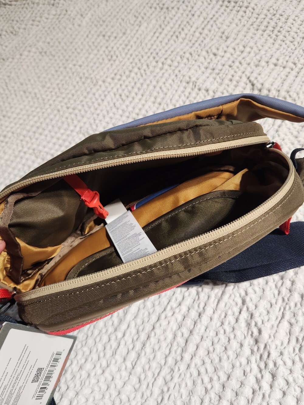 cotopaxi blue and tan belt bag - Picture 4 of 9